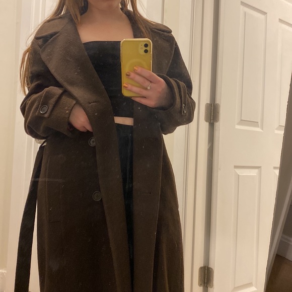 Vintage Wool Anne Klein long coat - Picture 3 of 7